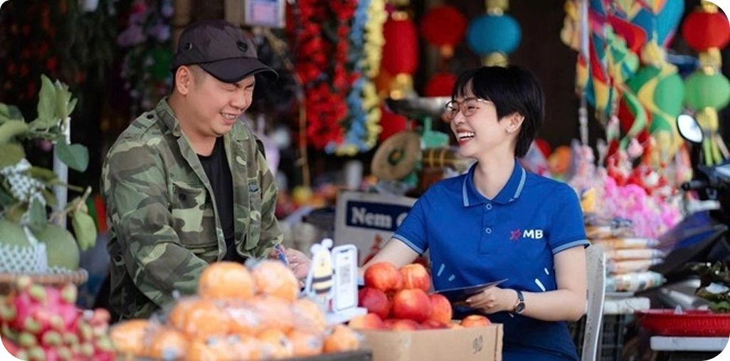 MB là thương hiệu Top 1 được Hộ kinh doanh lựa chọn đăng ký và sử dụng giải pháp loa thanh toán